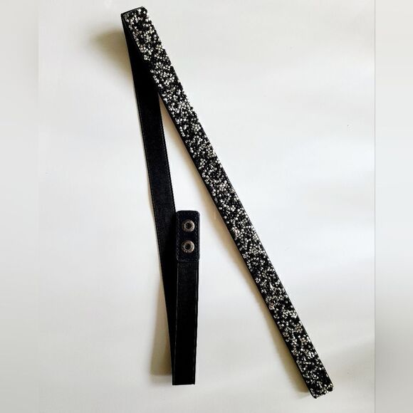 ✨💎 Rhinestone Crystal Decor Sparkly Blingy Elastic Stretchy Belt SIZE L-XL NEW - Picture 9 of 9